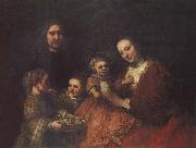 REMBRANDT Harmenszoon van Rijn Family Group oil painting reproduction